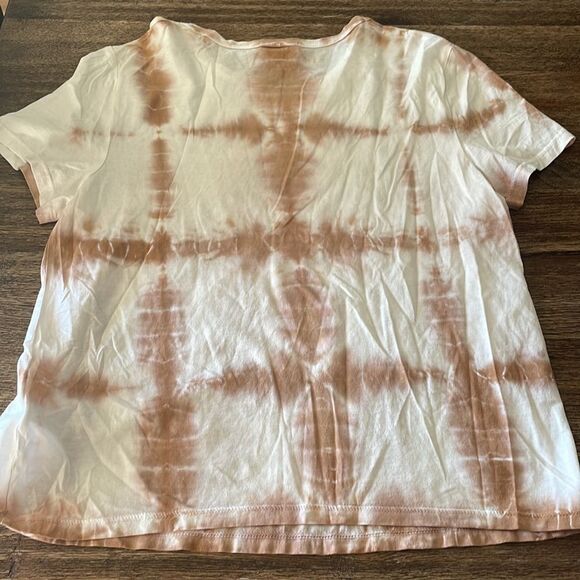 NWT Alc bambina tie dye t-shirt medium beige new - Picture 10 of 11